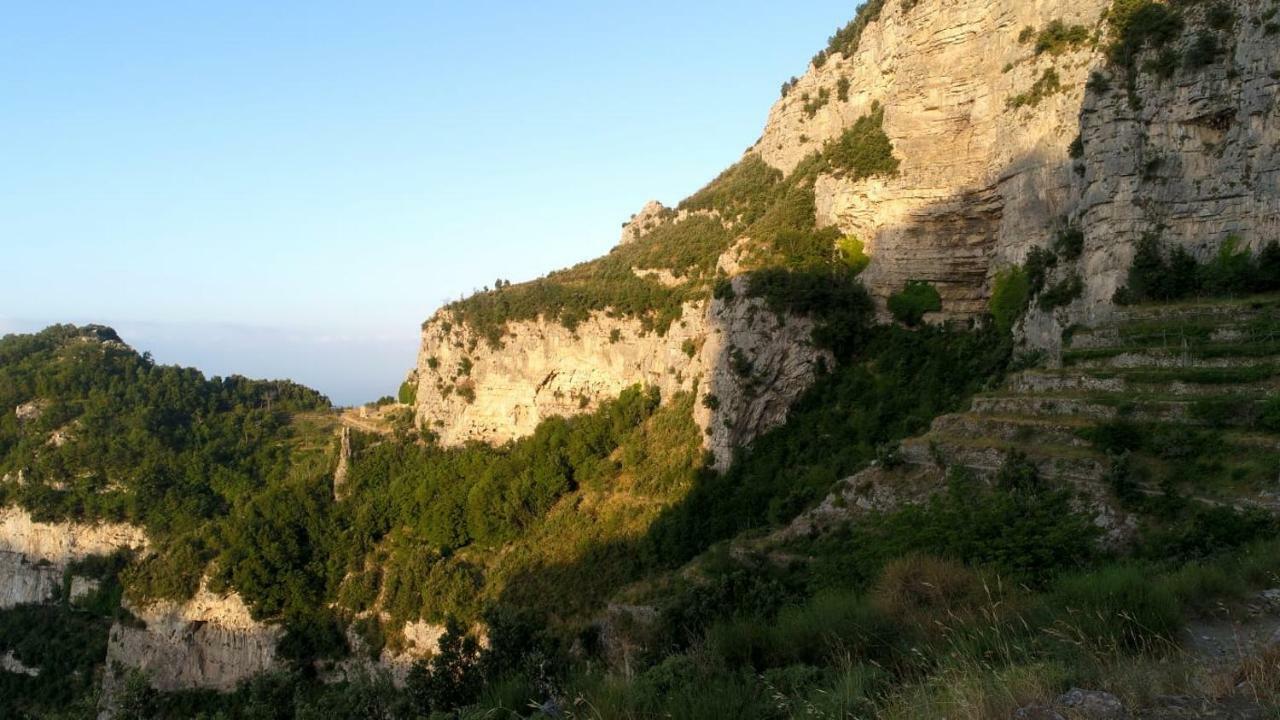 Coastal Cliff, Amalfi Lägenhet Pianillo Exteriör bild